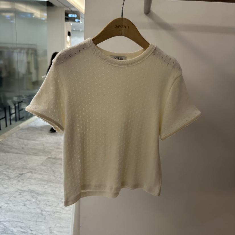 DE VENTI東大門實拍韓國女士新款26春夏推薦休閑人氣T恤DE VENTIT恤圖色2