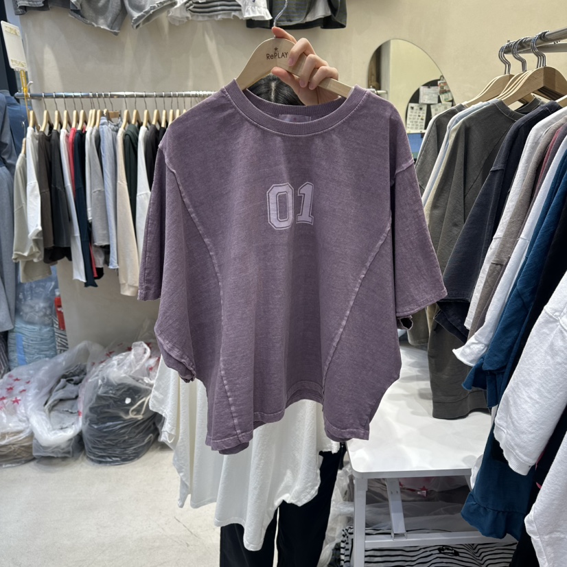 REPLAY韓國東大門代購女士新品時尚26春夏熱賣26夏季休閑T恤REPLAYT恤圖色2