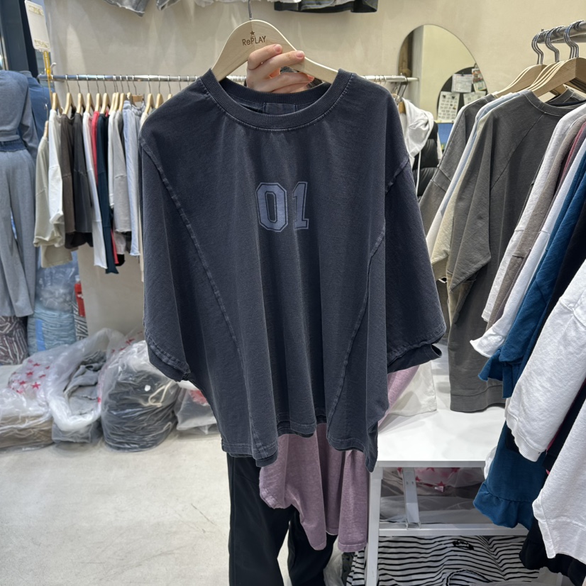 REPLAY韓國東大門代購女士新品時尚26春夏熱賣26夏季休閑T恤REPLAYT恤圖色3