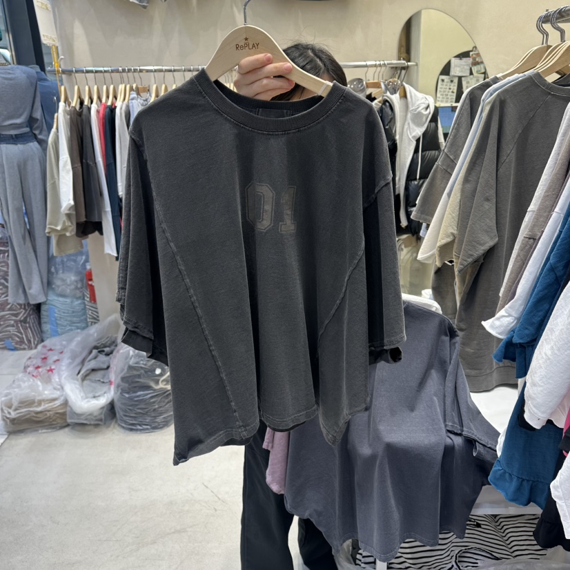 REPLAY韓國東大門代購女士新品時尚26春夏熱賣26夏季休閑T恤REPLAYT恤圖色4