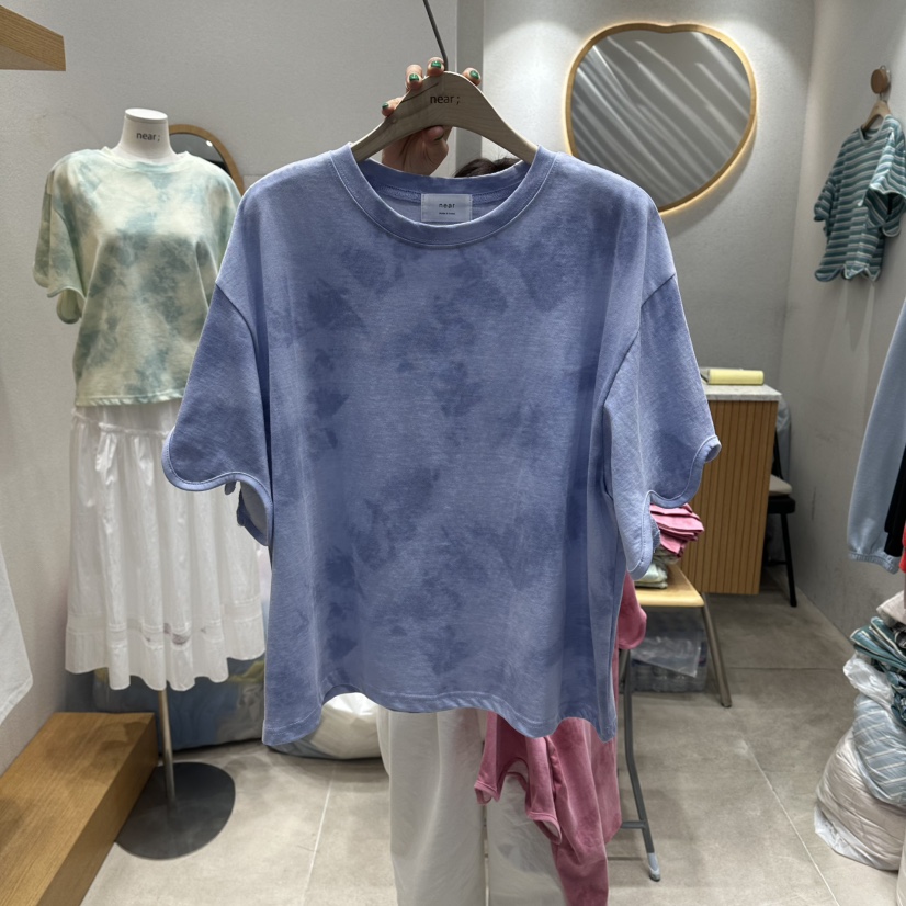 NEAR韓國直郵女裝新品人氣26春夏推薦時尚職業熱賣休閑T恤NEART恤圖色2