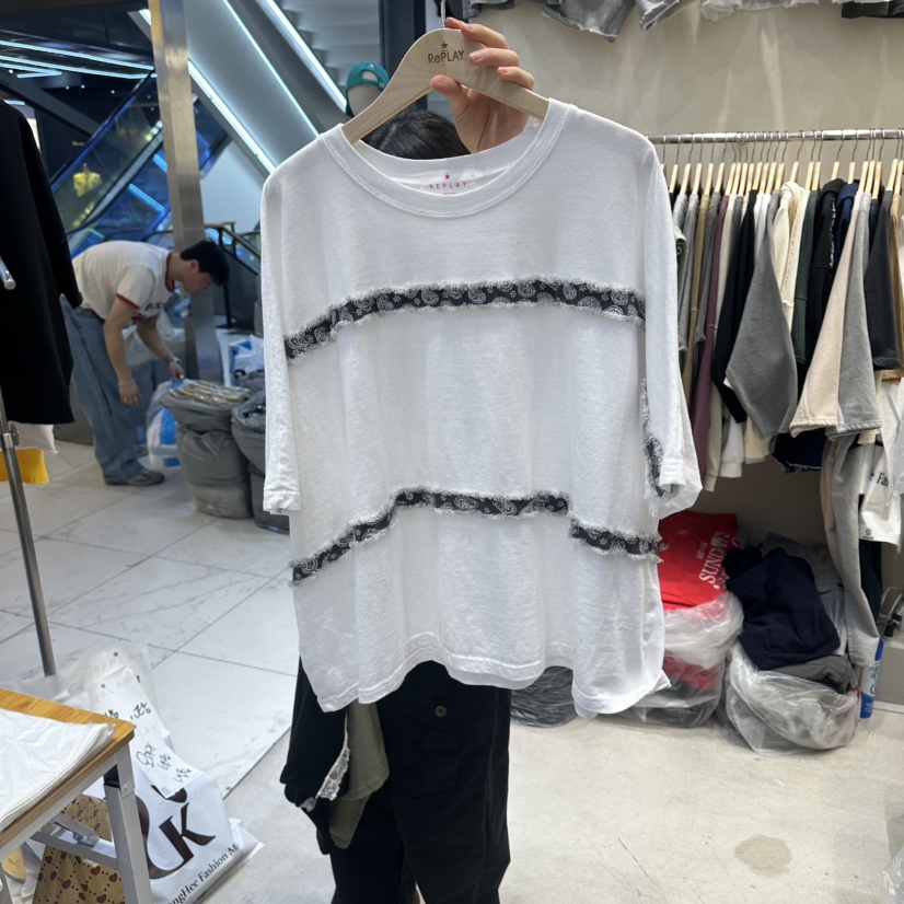 REPLAY韓國直郵實拍女裝新品時尚職業人氣26春夏熱賣推薦T恤REPLAYT恤圖色1