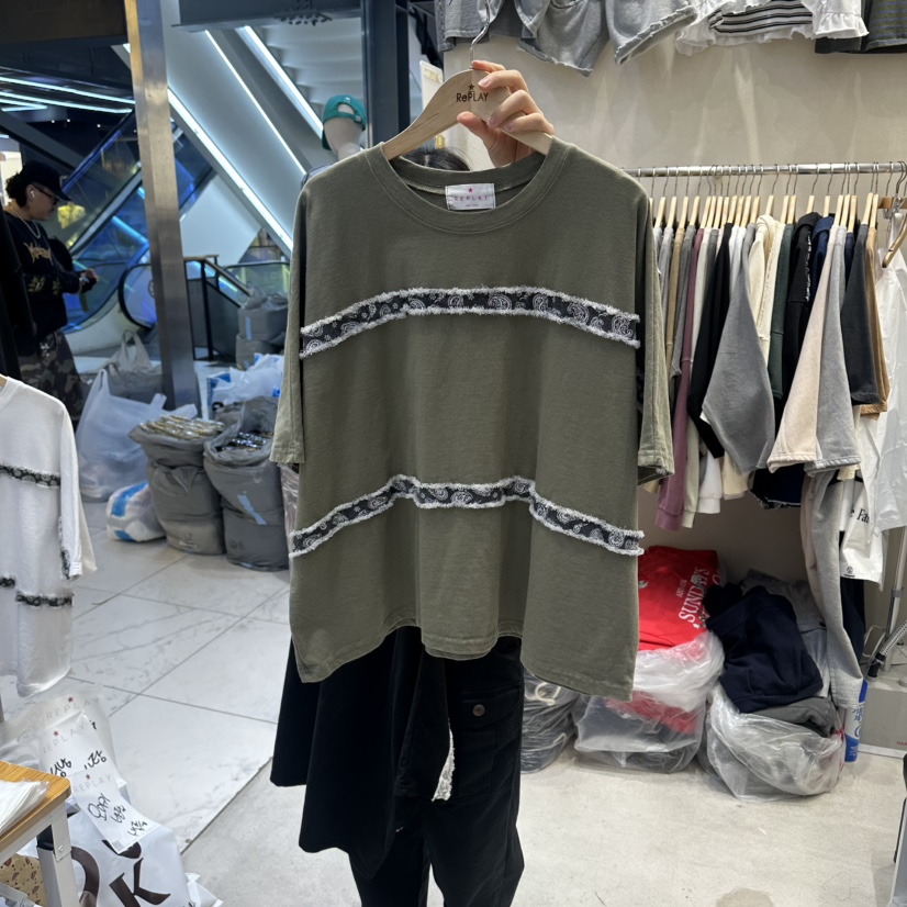 REPLAY韓國直郵實拍女裝新品時尚職業人氣26春夏熱賣推薦T恤REPLAYT恤圖色2