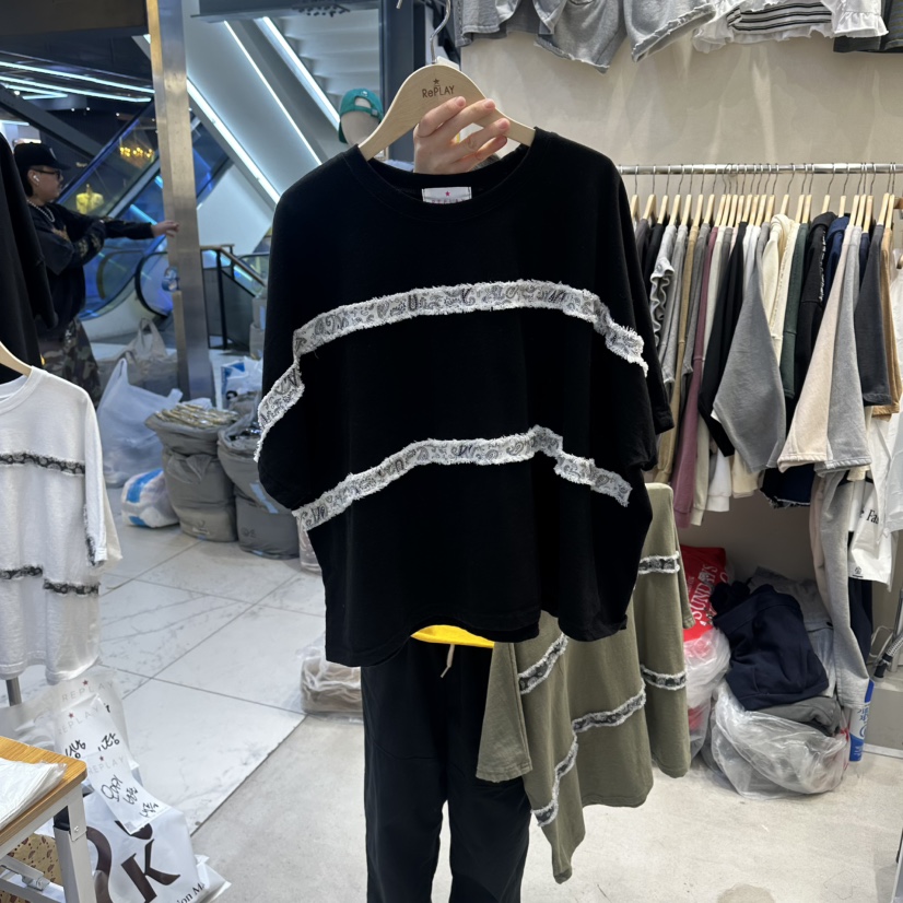 REPLAY韓國直郵實拍女裝新品時尚職業人氣26春夏熱賣推薦T恤REPLAYT恤圖色3