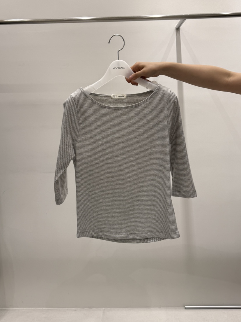 WOOD SAGE韓國直郵女裝新品26夏季推薦26春夏職業人氣T恤WOOD SAGET恤圖色1