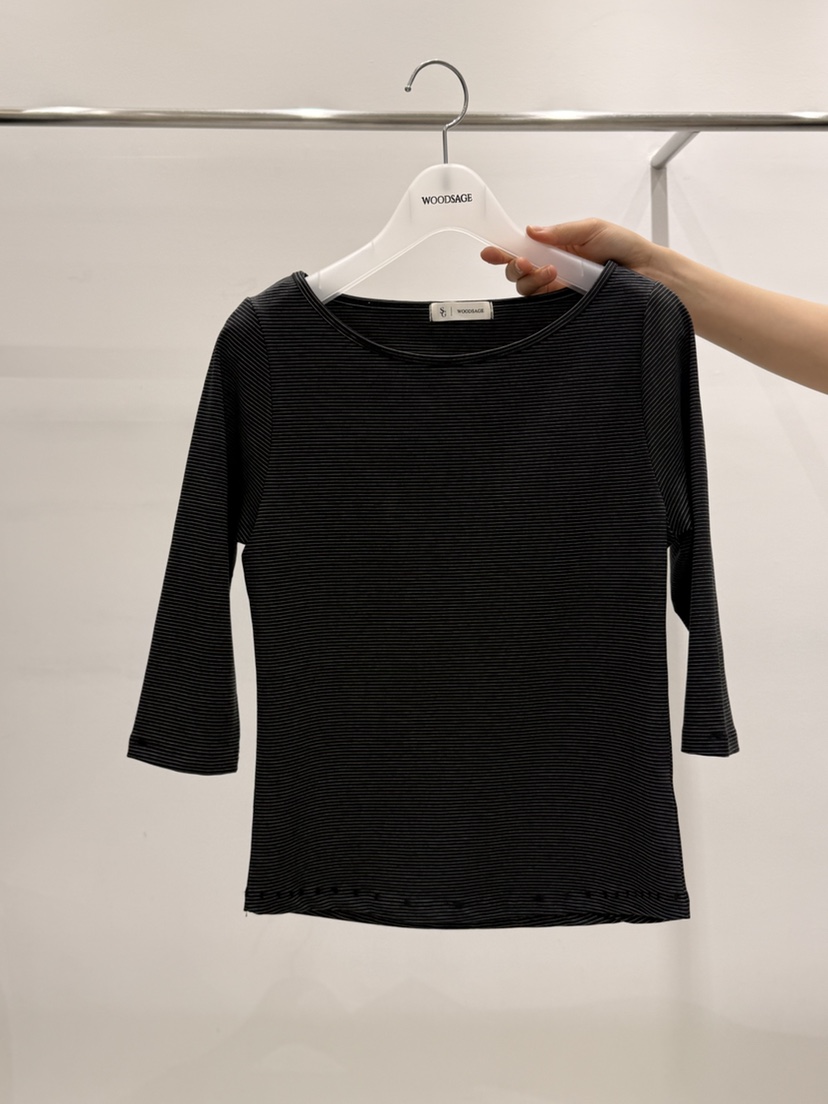 WOOD SAGE韓國直郵女裝新品26夏季推薦26春夏職業人氣T恤WOOD SAGET恤圖色2