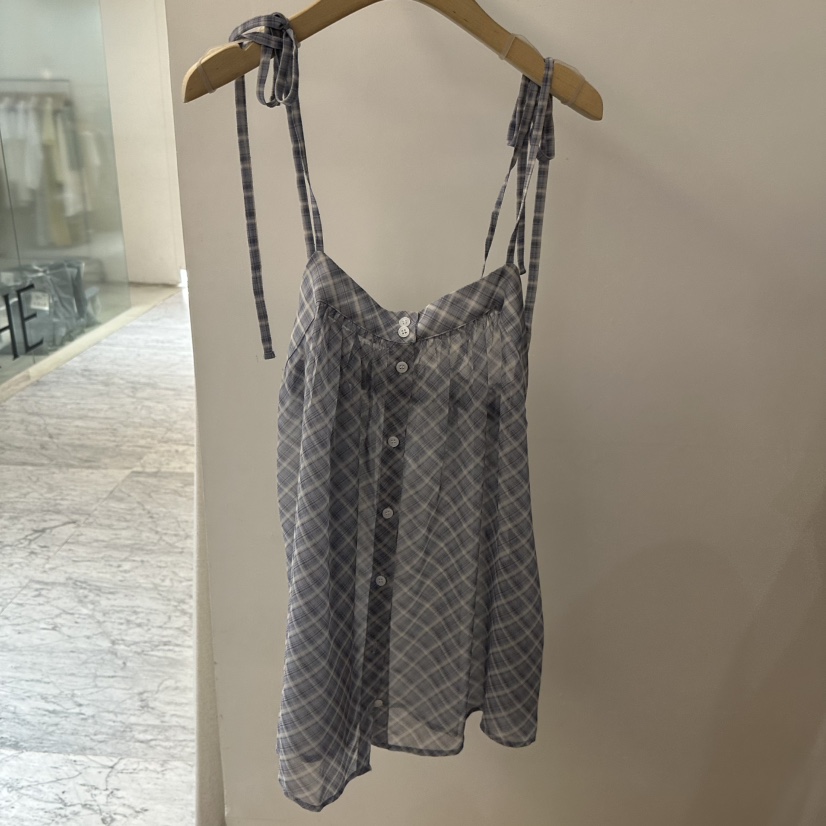 DE VENTI韓國直郵實拍女裝新品休閑職業熱賣推薦連衣裙格子DE VENTI連衣裙圖色1