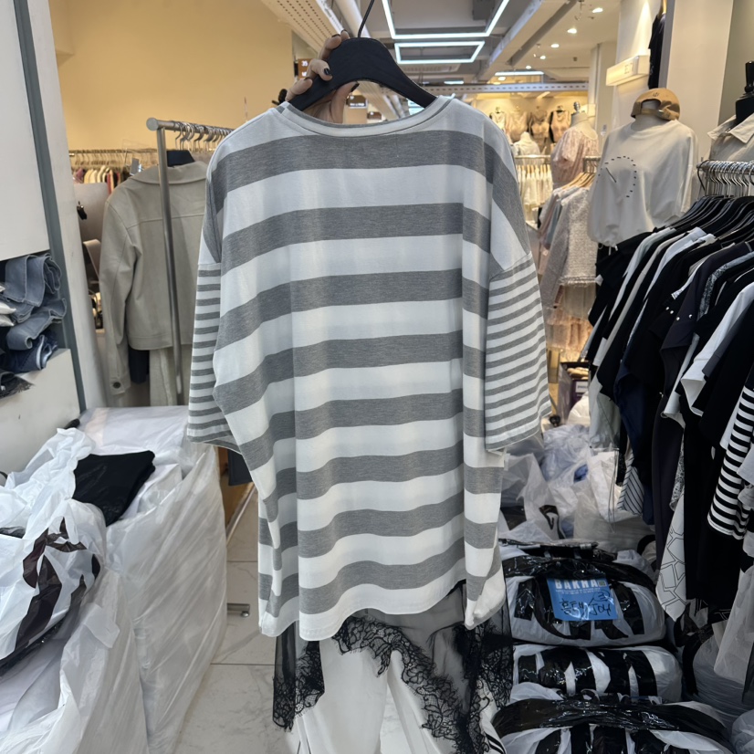 空韓國代購女士新品時尚26夏季熱賣推薦職業人氣26春夏T恤BAKHAT恤