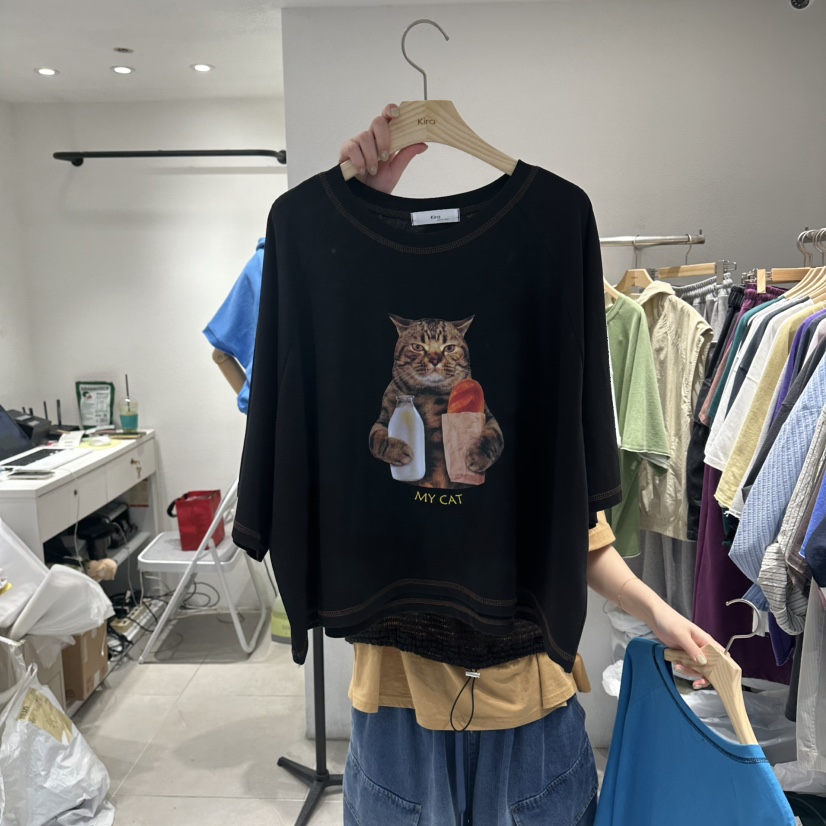 IN KIRA韓國直郵女裝新款職業26夏季休閑熱賣推薦人氣T恤IN KIRAT恤圖色2