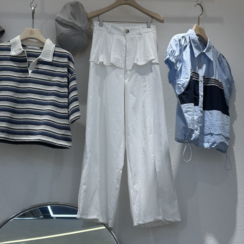 THE MOST-Q東大門實拍韓國女裝新款休閑26春夏人氣裙褲THE MOST裙褲圖色3白色