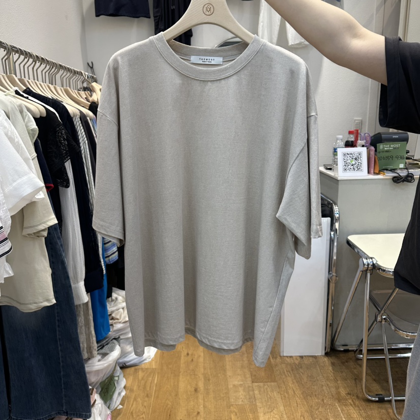 THE MOST-Q韓國代購女裝新品人氣時尚26春夏熱賣26夏季T恤THE MOSTT恤圖色1