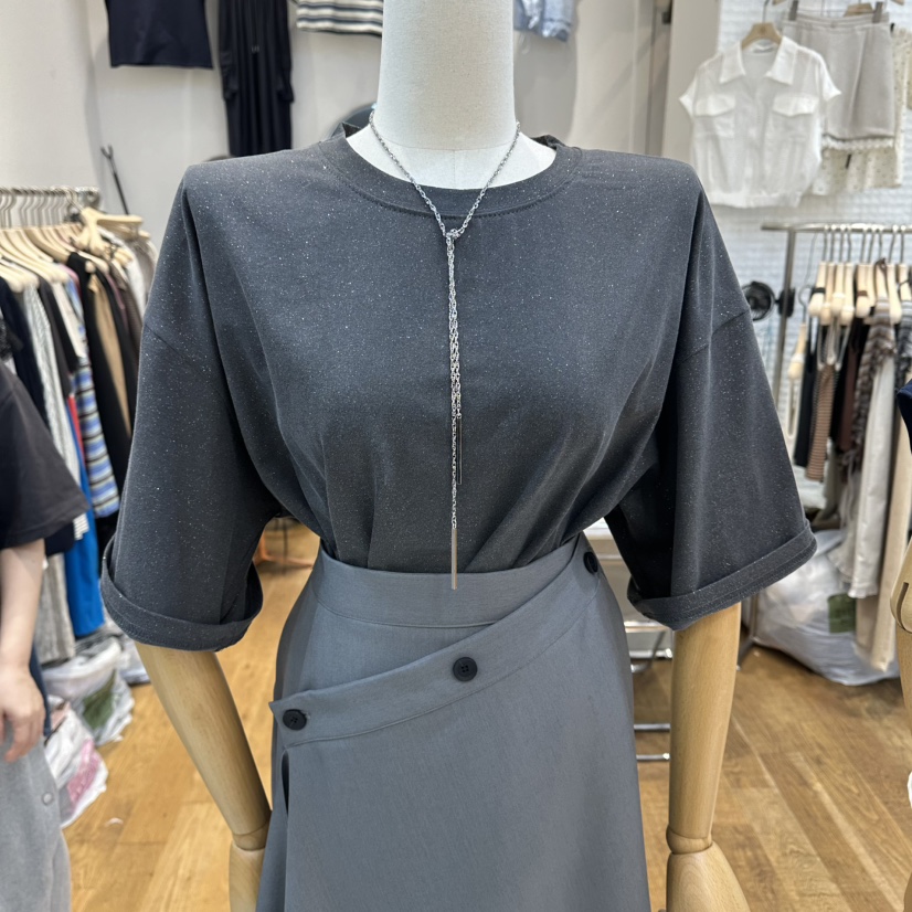 THE MOST-Q韓國代購女裝新品人氣時尚26春夏熱賣26夏季T恤THE MOSTT恤圖色2