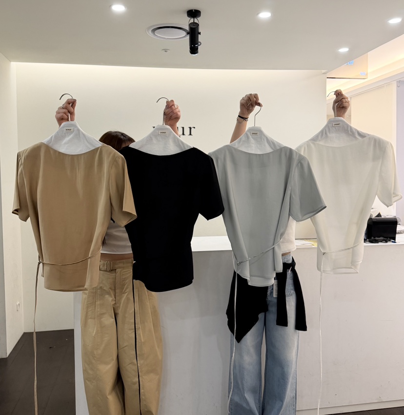 YOUR-P韓國直郵女裝新品職業推薦熱賣時尚26夏季襯衫蕾絲衫YOUR-P襯衫/蕾絲衫