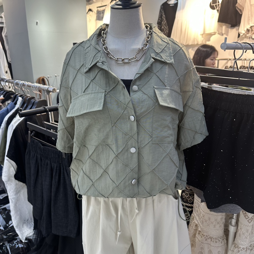 空韓國東大門直郵女裝新品推薦休閑熱賣時尚人氣襯衫蕾絲衫BAKHA襯衫/蕾絲衫圖色3