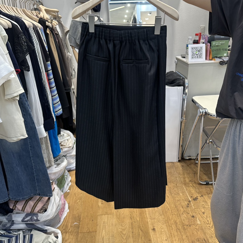 THE MOST-Q東大門實拍韓國女裝新品人氣推薦長裙不對稱THE MOST長裙