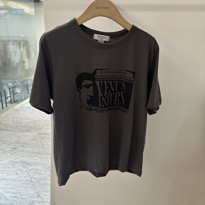 DE VENTI韓國代購女士新品熱賣推薦休閑人氣職業26夏季T恤DE VENTIT恤圖色2