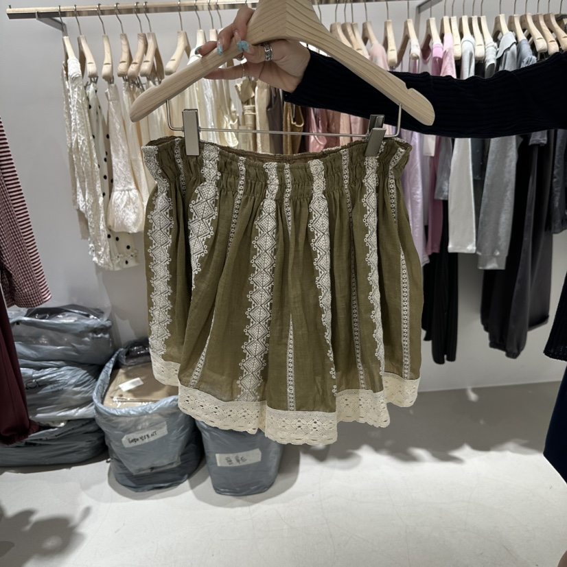 CONNAUGHT/DAILYJUD韓國東大門代購女士新品26夏季短褲蕾絲CONNAUGHT/DAILYJUD短褲