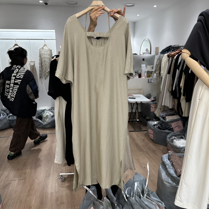 LEWIN韓國直郵女士新品熱賣26春夏26夏季推薦職業連衣裙亞麻LEWIN連衣裙