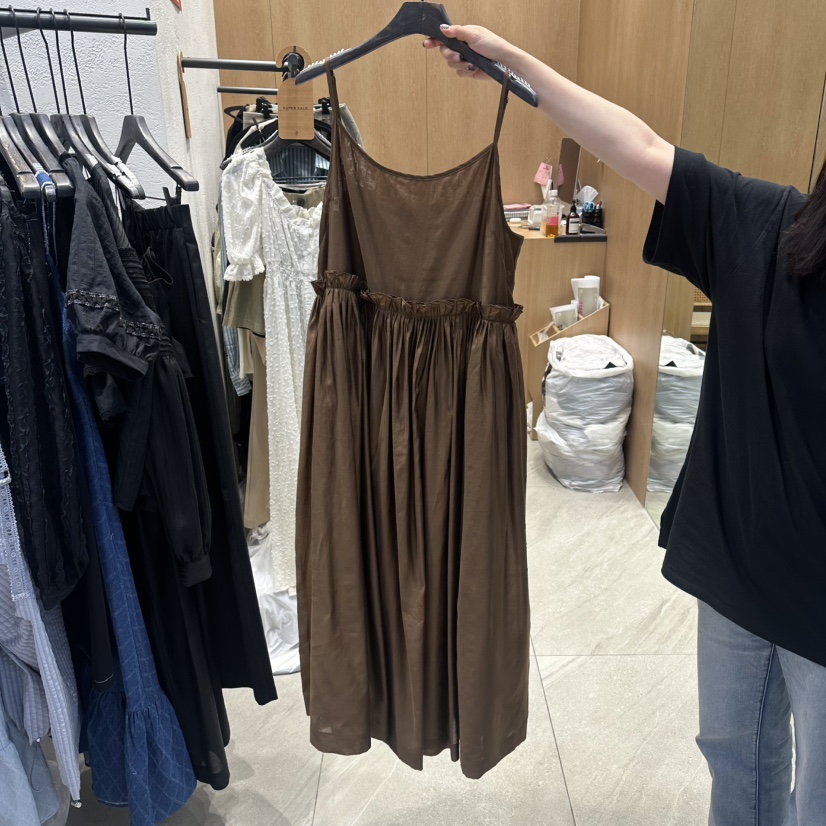 TRIPLE SEVEN韓國直郵女士新品人氣休閑時尚推薦連衣裙褶裥TRIPLE SEVEN連衣裙圖色1