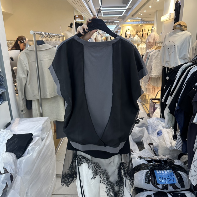 空韓國直郵實拍女裝新品推薦職業熱賣時尚人氣26夏季T恤雪紡BAKHAT恤