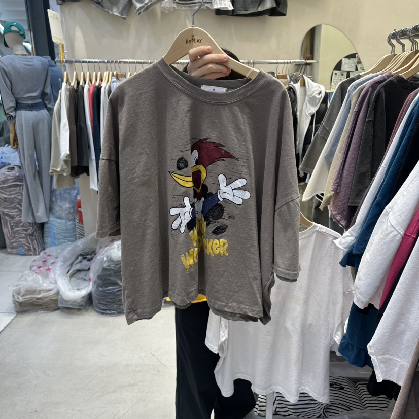 REPLAY韓國直郵實拍女士新款26夏季熱賣職業時尚休閑推薦T恤REPLAYT恤圖色2