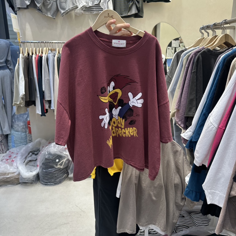 REPLAY韓國直郵實拍女士新款26夏季熱賣職業時尚休閑推薦T恤REPLAYT恤圖色3