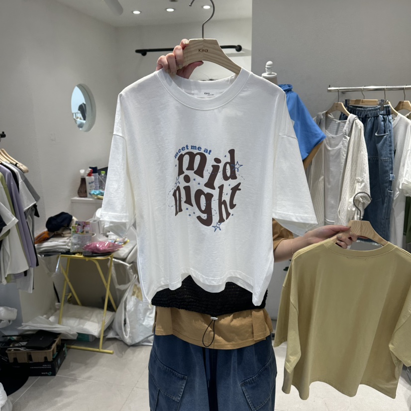 IN KIRA韓國代購女士新品職業時尚休閑人氣26夏季推薦T恤IN KIRAT恤圖色2