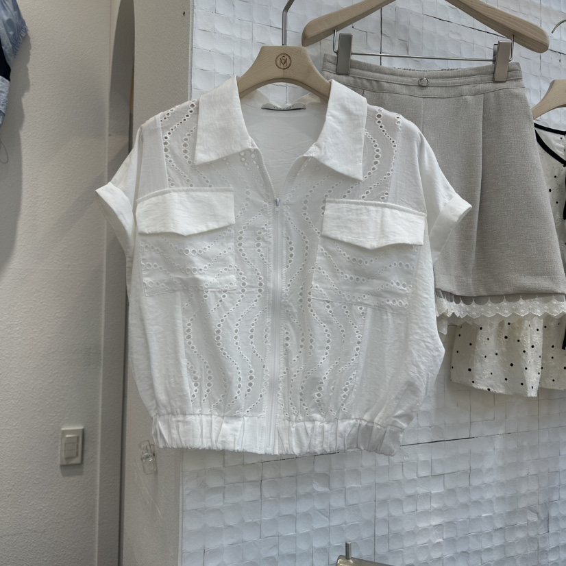 THE MOST-Q韓國直郵女士新款人氣熱賣推薦襯衫蕾絲衫蕾絲THE MOST襯衫/蕾絲衫圖色2