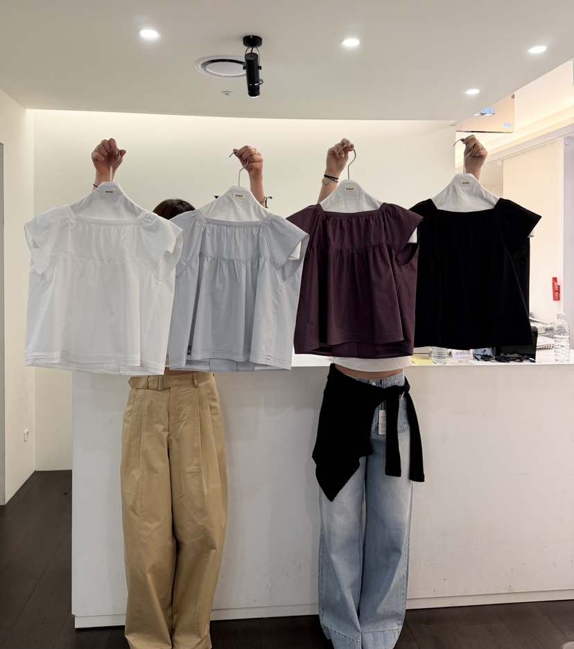 YOUR-P韓國直郵女裝新款推薦時尚人氣休閑熱賣襯衫蕾絲衫YOUR-P襯衫/蕾絲衫