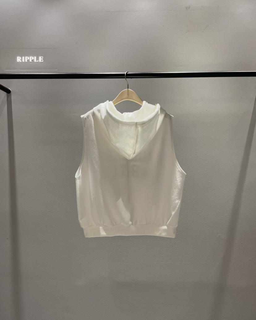 RIPPLE-P韓國代購女裝新款推薦人氣26夏季職業馬甲連帽衫RIPPLE-P馬甲