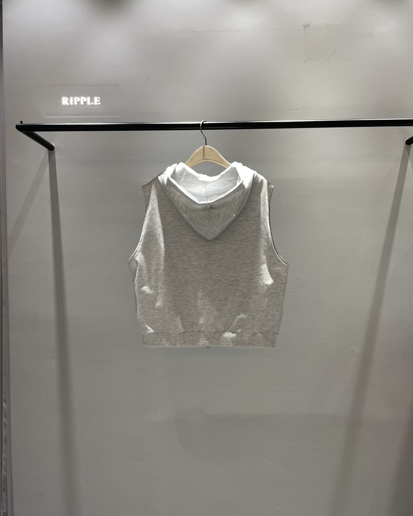 RIPPLE-P韓國代購女裝新款推薦人氣26夏季職業馬甲連帽衫RIPPLE-P馬甲