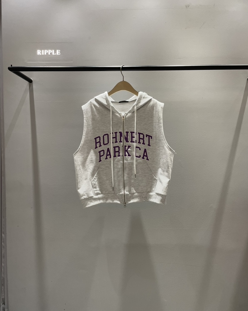 RIPPLE-P韓國代購女裝新款推薦人氣26夏季職業馬甲連帽衫RIPPLE-P馬甲圖色2