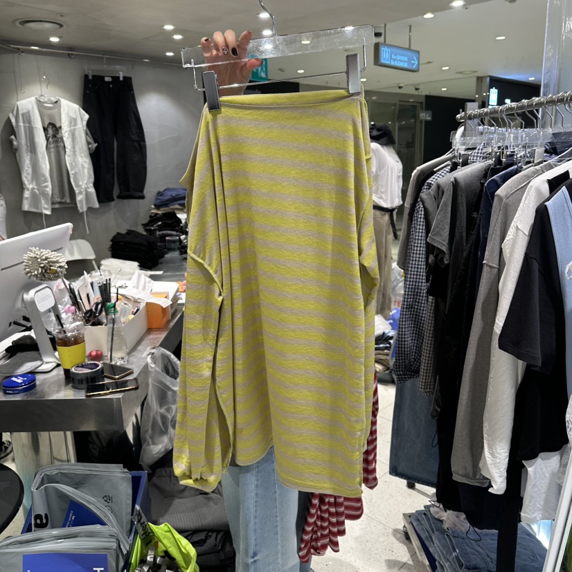 HERTZ-P韓國直郵女士新品熱賣時尚休閑人氣職業26春夏長袖T恤HERTZ-P長袖T恤圖色2