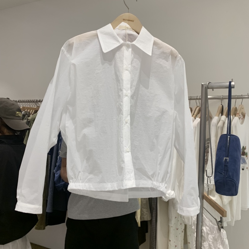 SELF SERVICE韓國直郵女士新款熱賣人氣休閑時尚襯衫蕾絲衫SELF SERVICE襯衫/蕾絲衫圖色1