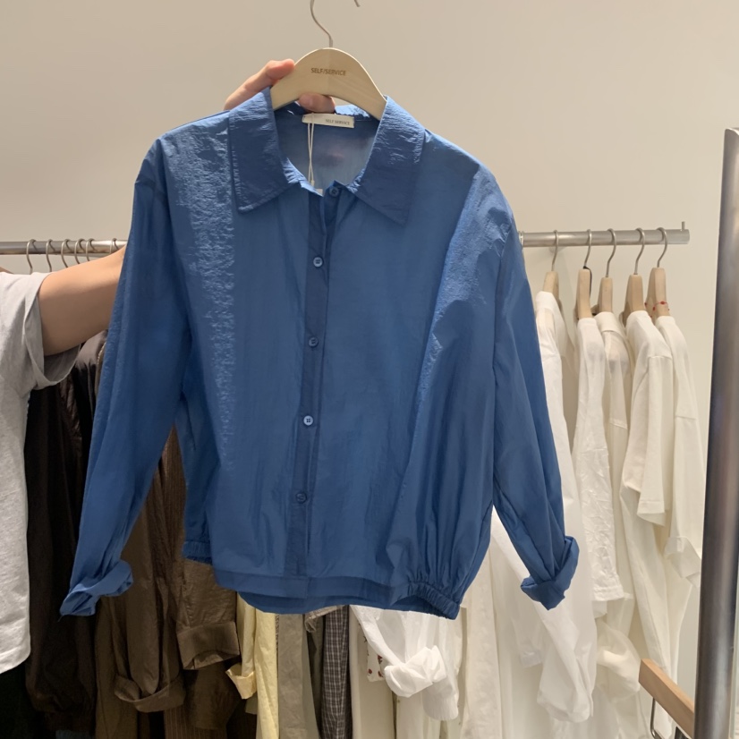 SELF SERVICE韓國直郵女士新款熱賣人氣休閑時尚襯衫蕾絲衫SELF SERVICE襯衫/蕾絲衫圖色2