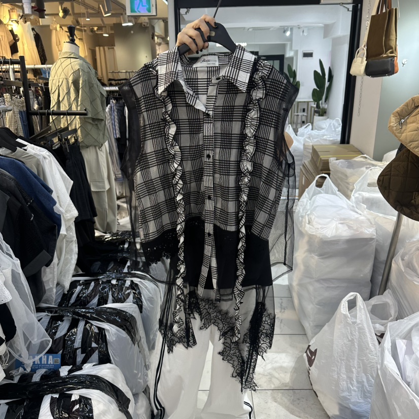 空東大門實拍韓國女士新款職業26春夏26夏季熱賣吊帶背心BAKHA吊帶/背心圖色2