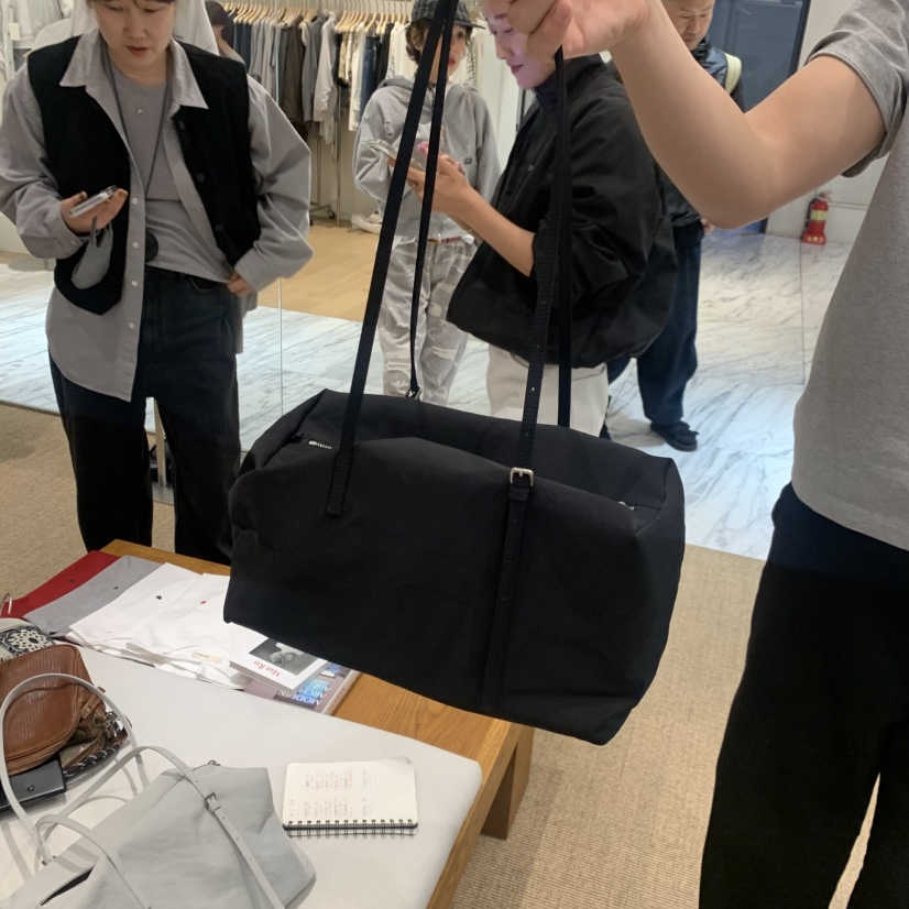 SELF SERVICE韓國東大門直郵女裝新款26春夏單肩斜跨包斜紋布SELF SERVICE單肩/斜跨包圖色1