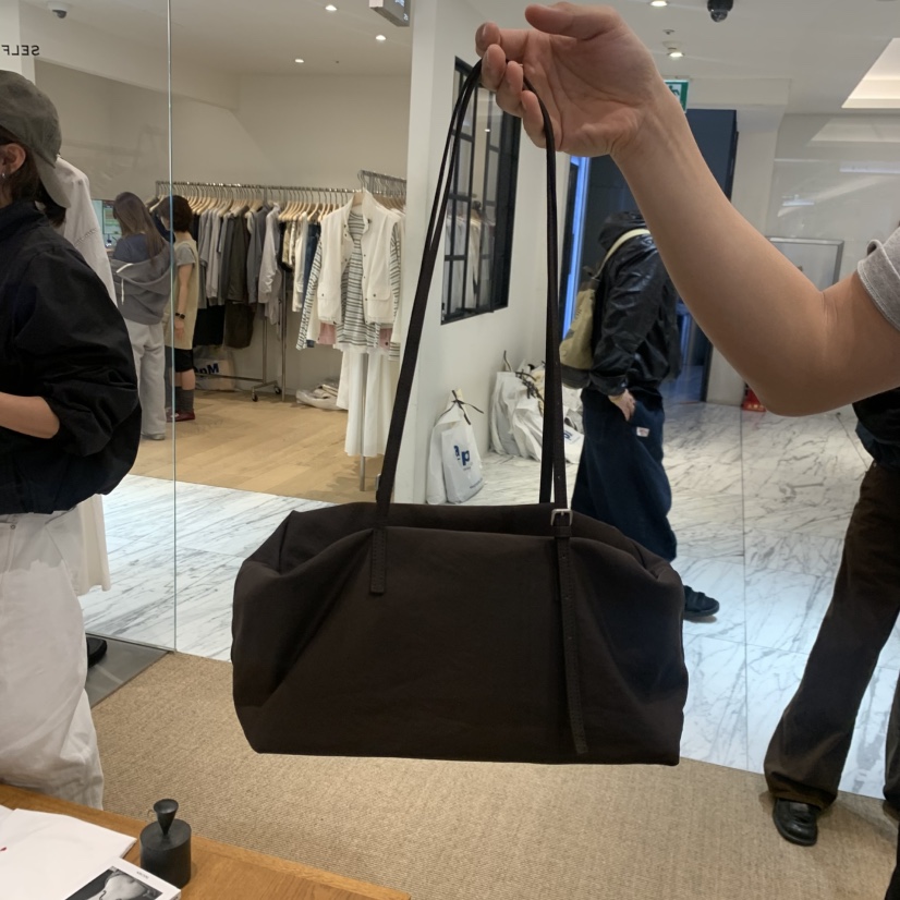 SELF SERVICE韓國東大門直郵女裝新款26春夏單肩斜跨包斜紋布SELF SERVICE單肩/斜跨包圖色3