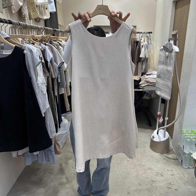 HOLYBANANA韓國東大門代購女士新款推薦職業26春夏連衣裙groovy.H/HOLYBANANA連衣裙圖色1