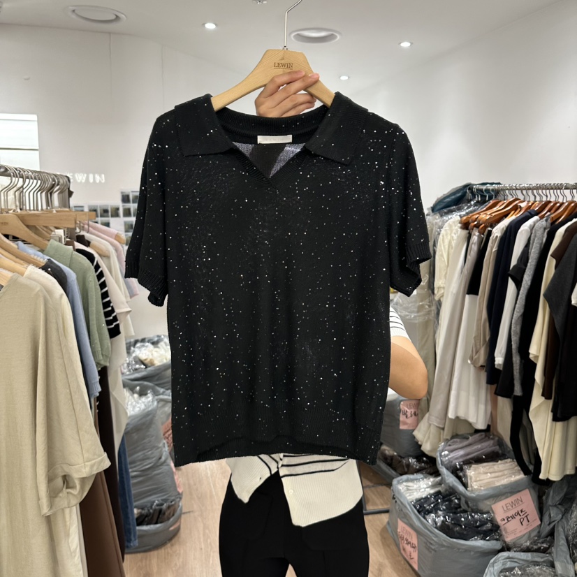 LEWIN韓國代購女士新款休閑熱賣26春夏職業推薦時尚針織衫LEWIN針織衫圖色2