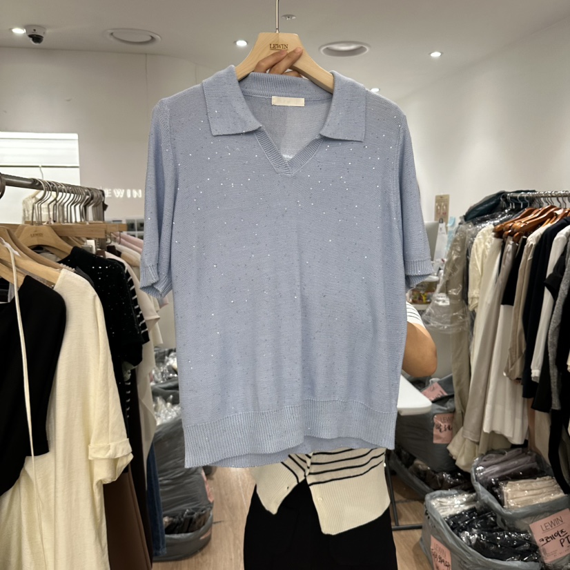 LEWIN韓國代購女士新款休閑熱賣26春夏職業推薦時尚針織衫LEWIN針織衫圖色3