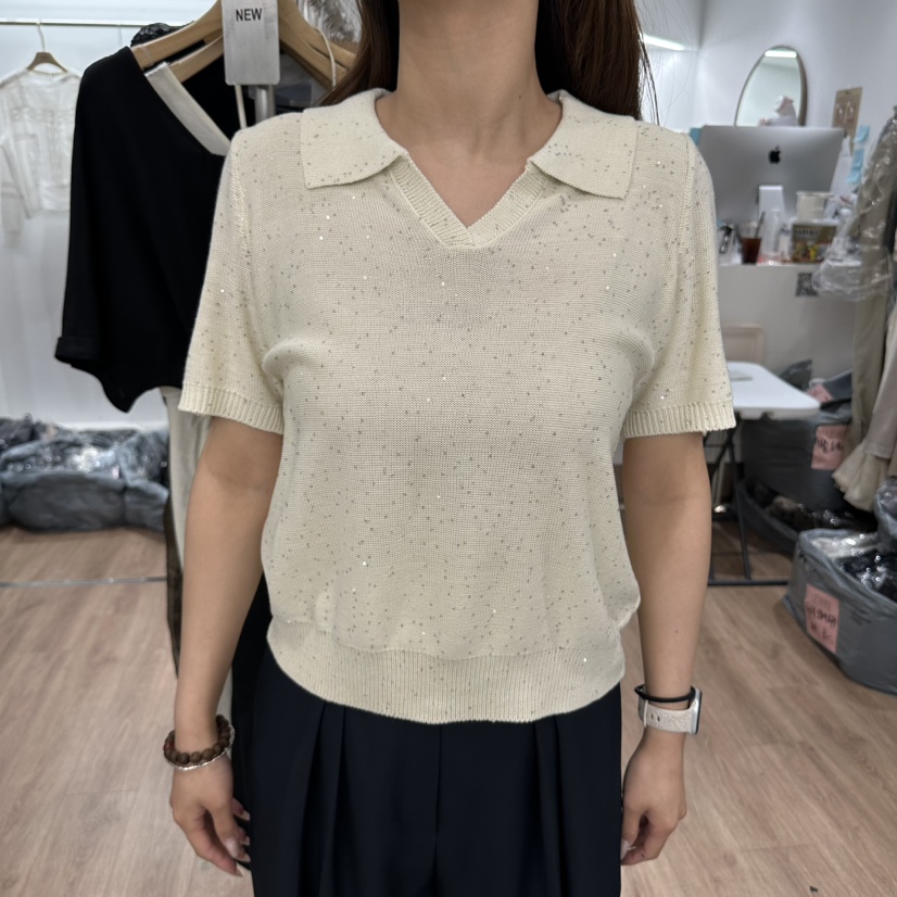 LEWIN韓國代購女士新款休閑熱賣26春夏職業推薦時尚針織衫LEWIN針織衫圖色4