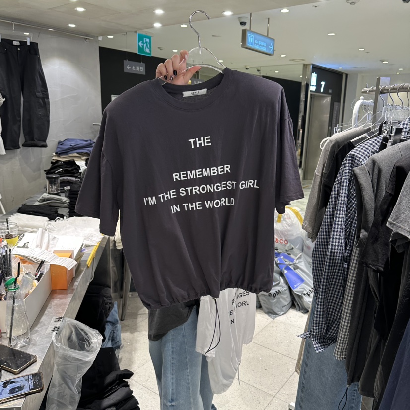 HERTZ-P東大門實拍韓國女裝新款26春夏休閑職業人氣熱賣T恤HERTZ-PT恤圖色2