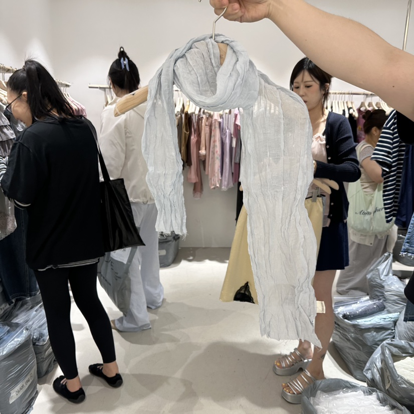 CONNAUGHT/DAILYJUD韓國代購女士新品休閑26春夏圍巾披肩圍巾CONNAUGHT/DAILYJUD圍巾/披肩圖色4