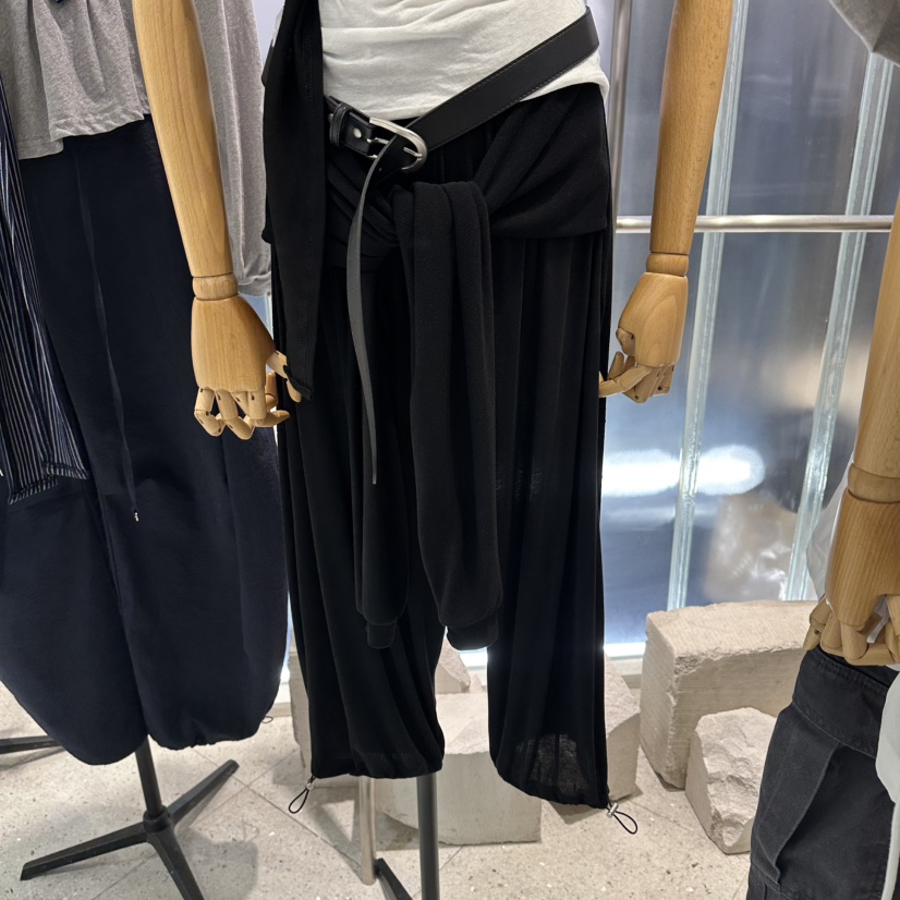 HERTZ-P韓國直郵女士新款26夏季時尚休閑褲不含腰帶柔軟HERTZ-P休閑褲圖色2