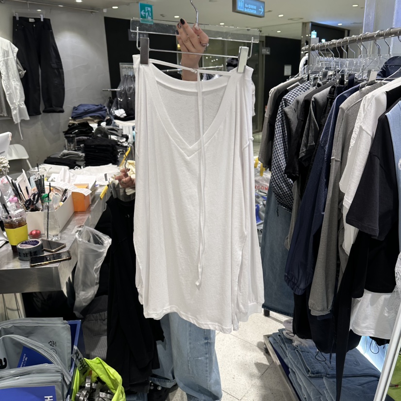 HERTZ-P韓國代購女士新款職業26春夏熱賣26夏季人氣長袖T恤HERTZ-P長袖T恤圖色1