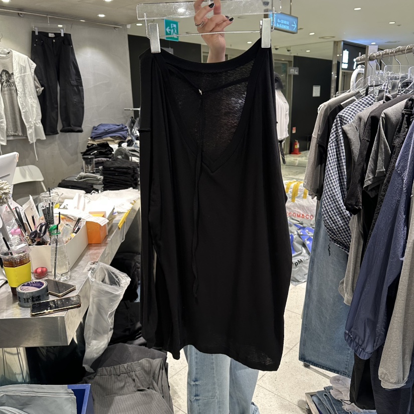 HERTZ-P韓國代購女士新款職業26春夏熱賣26夏季人氣長袖T恤HERTZ-P長袖T恤圖色2