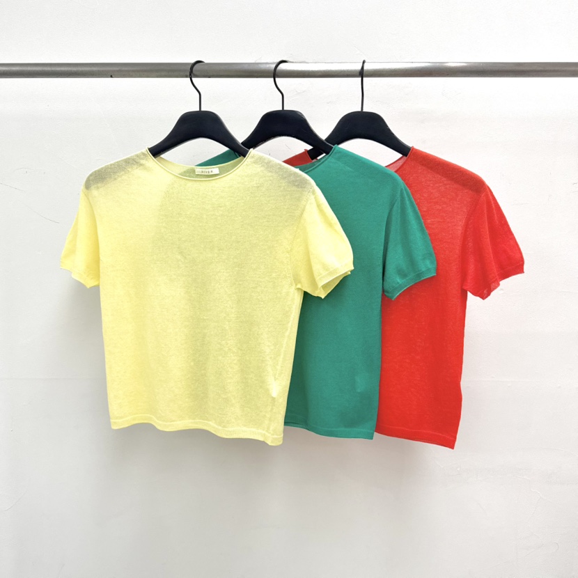 RIVER韓國直郵女士新款熱賣職業休閑26夏季推薦26春夏針織衫WATER/RIVER針織衫