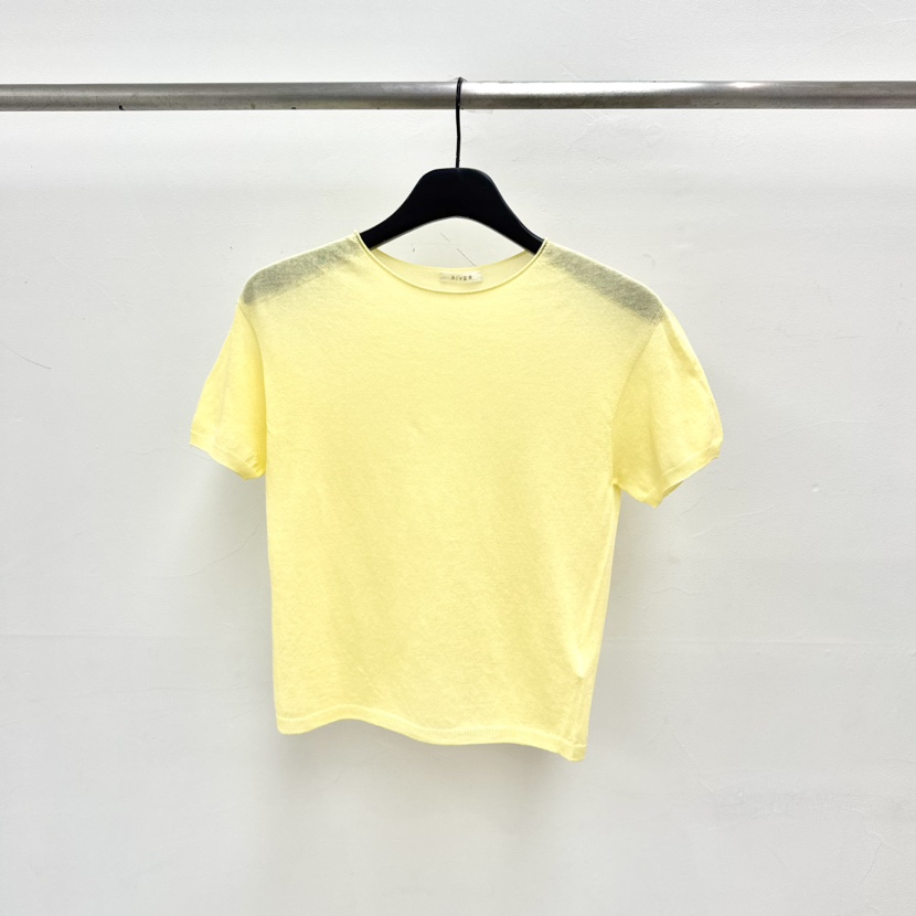 RIVER韓國直郵女士新款熱賣職業休閑26夏季推薦26春夏針織衫WATER/RIVER針織衫圖色1