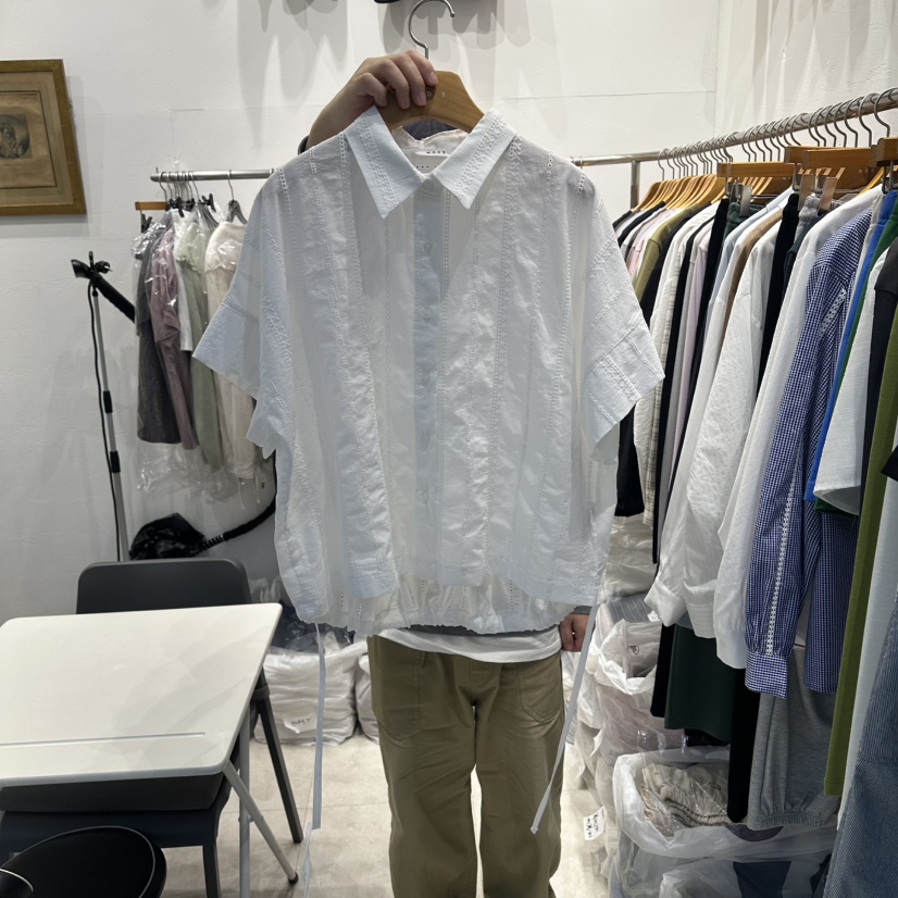 MODS-Q韓國代購女士新品休閑推薦26春夏人氣時尚襯衫蕾絲衫MODS-Q襯衫/蕾絲衫圖色1